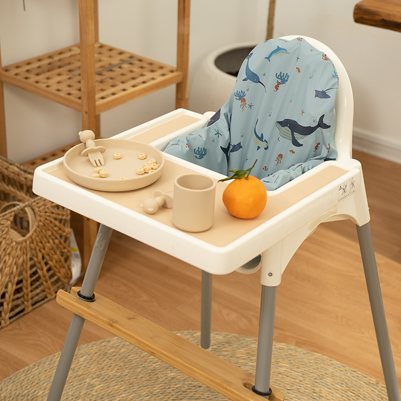 Kussenhoes voor kinderstoel Ingebouwd opblaasbaar kussen schoon te maken Kinderstoelaccessoires voor babysitten Comfortabeler