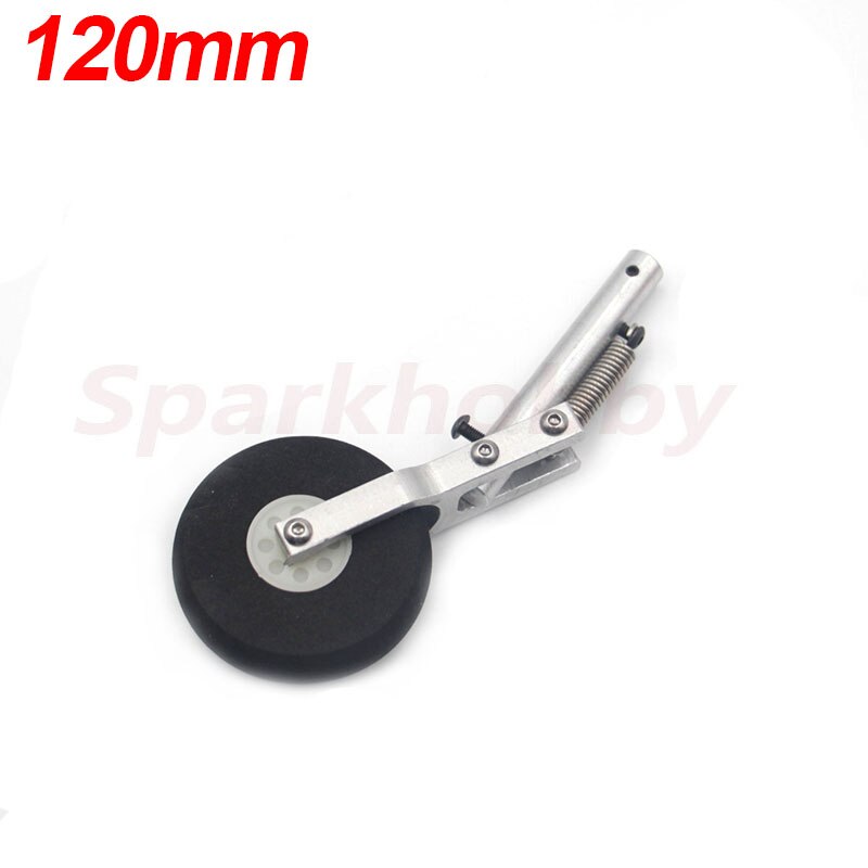 1PC 110 millimetri 130 millimetri in Lega di Alluminio A Scomparsa cintura primavera carrello di Atterraggio 45 millimetri 50 millimetri spomge ruota per ad ala fissa RC aereo FAI DA TE Acc: 1pezzi 130mm  hole4MM
