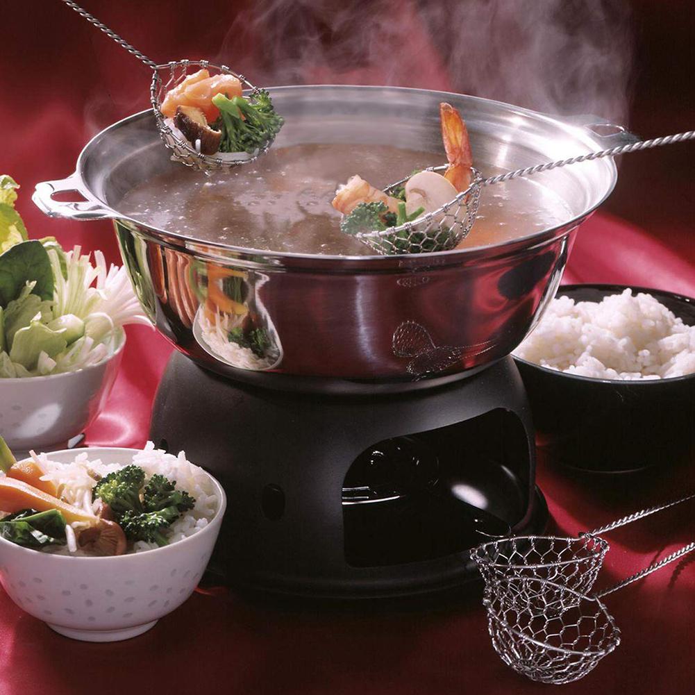 Filtro de aceite para Fondue, colador ligero, práctico, cuchara, separador de huevos, utensilios de cocina, coladores, coladores, accesorios de cocina