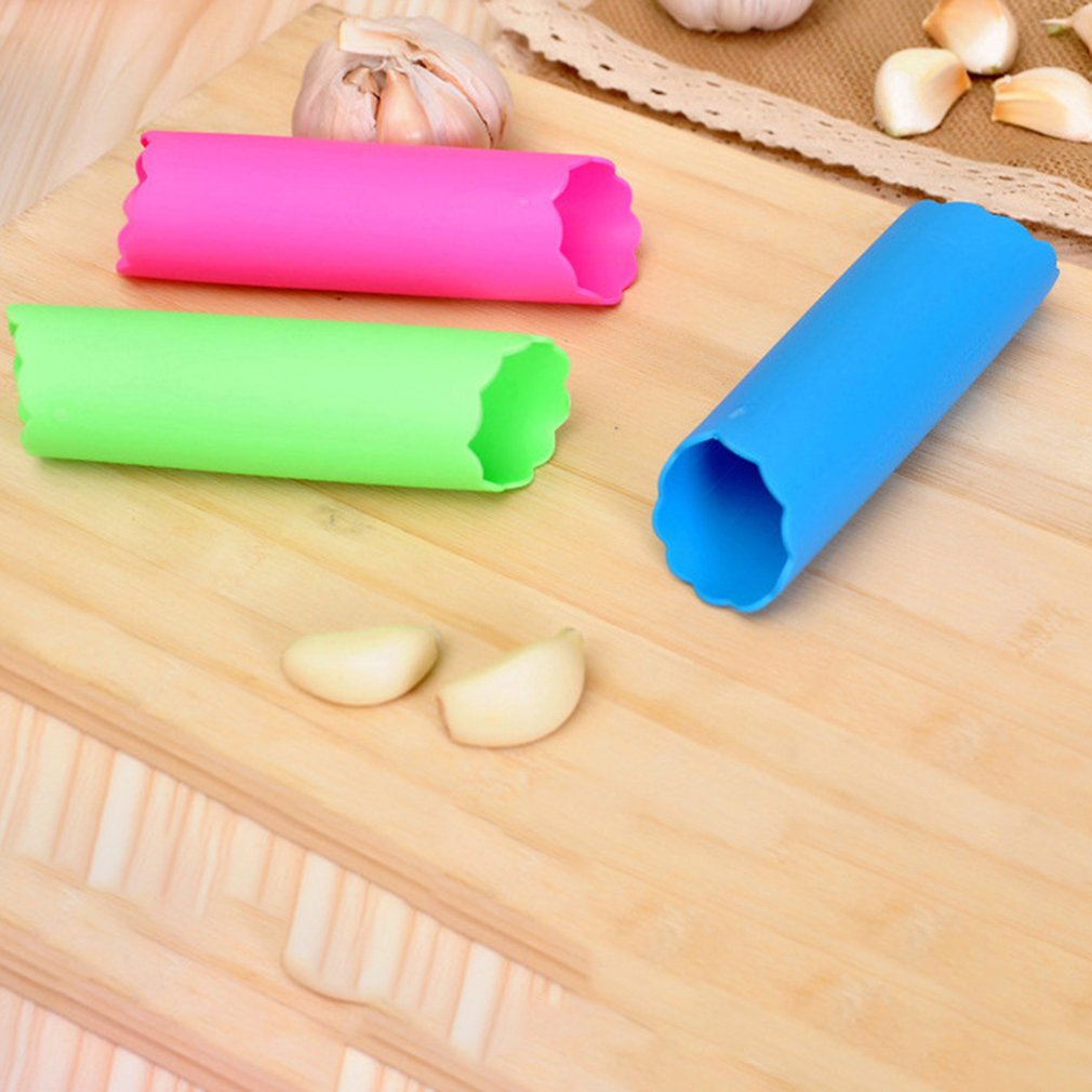 Éplucheur d'ail Silicone facile rouleau Tube utile ail cuisine outil facile à utiliser pratique sûr Non toxique