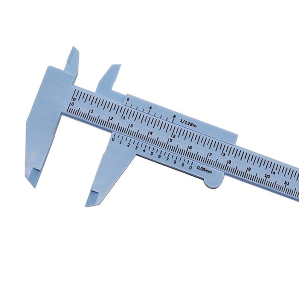 150 mm diy værktøj træbearbejdning vernier caliper metalbearbejdning mikrometer vvs model målere blænde dybde diameter måle værktøj: Blå