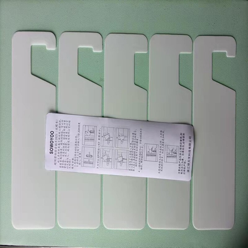 5Pcs Taaiheid Plastic-Staal Vel Invoegen Slotenmaker Gereedschap Nano Plastic Stalen Deuren Joggling Bypass Gereedschap Lock Diy Opener