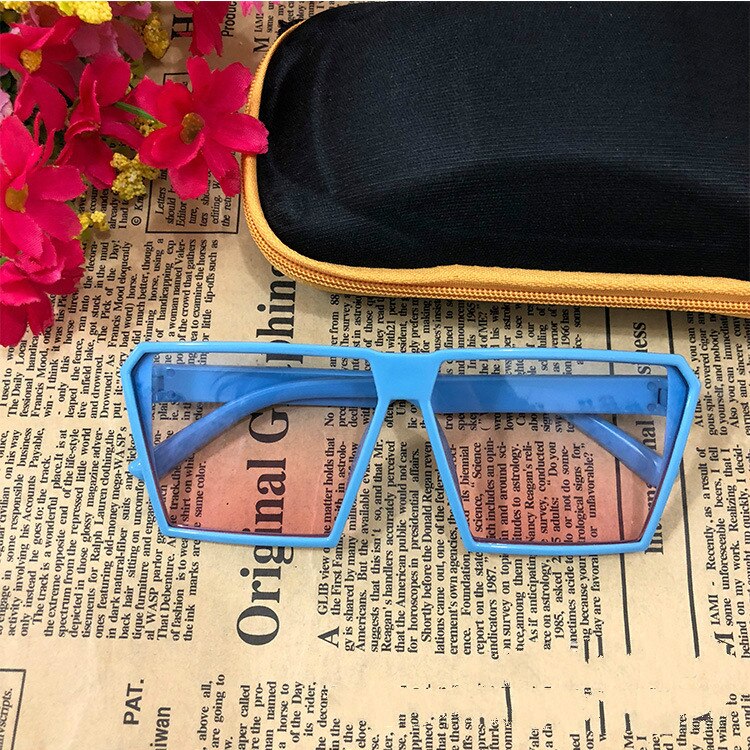 Simple Sport Style Kid Sunglasses Ultraviolet Ray Toad Mirror Children Glasses Girl Sunglasses Boy GlassesTrend: F