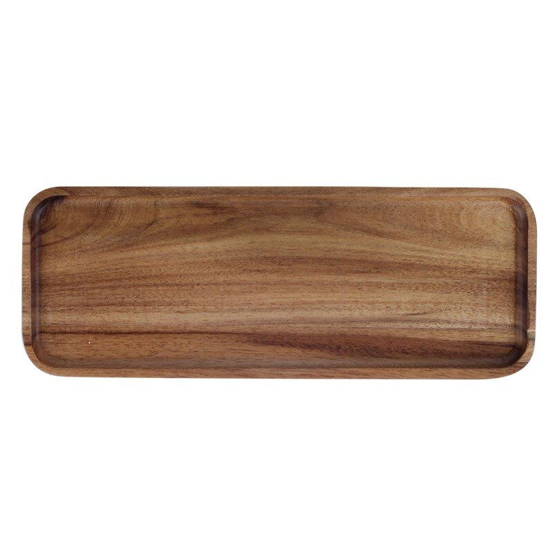 Wooden Pallets Fruit Vegetable Food Plate Storage Tray Hotel Breakfast Bread Display Tray Kitchen Accessories Supplies: D