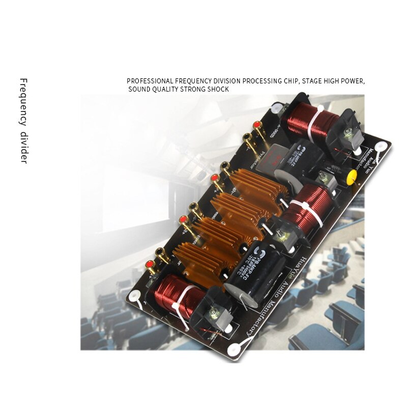 1500W High Power Speaker Crossover 3 Way High-Low 8 Ohm Frequency Divider for Speaker, Crossover Point 1600/2800Hz