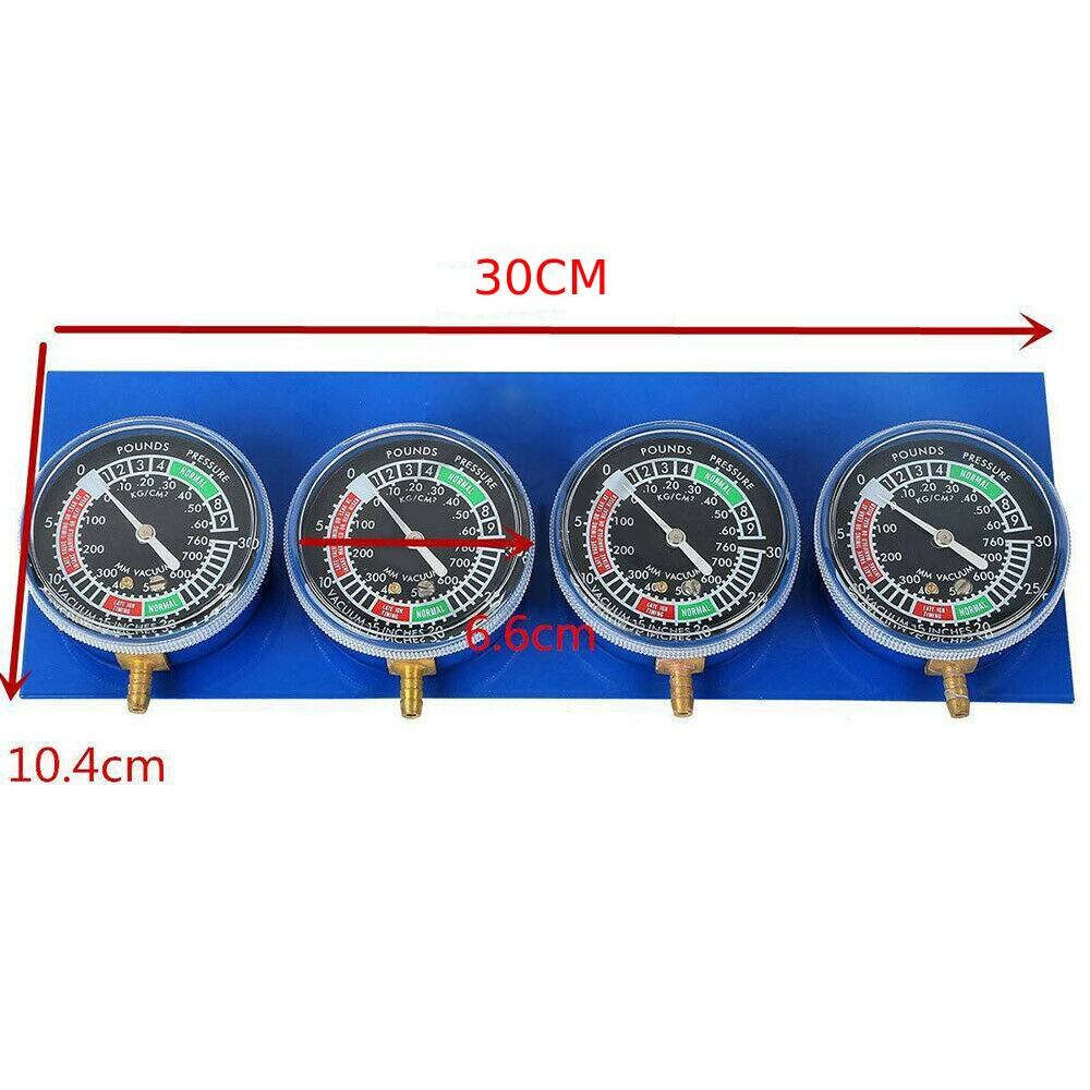 Motorcycle Fuel Vacuum Carburetor Synchronizer Tool Carb Sync Gauge Balancer 2/4 Cylinder Motorbike Carbureter Synchronous gauge