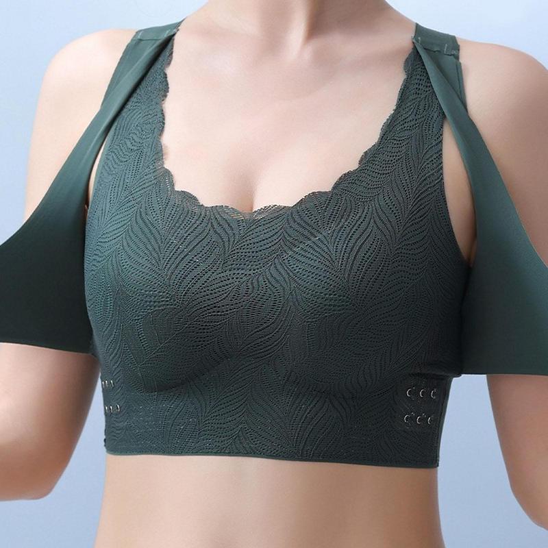 Lymfatische BH Lymphvity Ontgifting en vormgeven en krachtige liftbeha Volledig bedekkende T-shirtbeha Vormgevende draadloze zijdeachtige beha