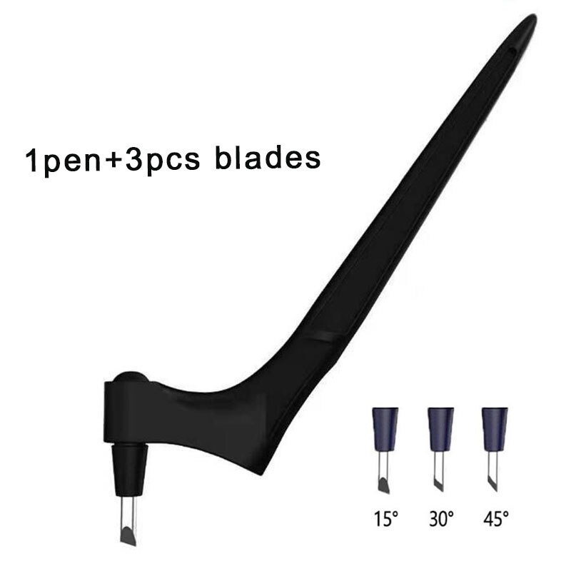Handwerk Schneiden Werkzeuge 360 Rotierenden Klinge Papier-Cutter 3 Carving Messer Klingen Schneiden Stift DIY Kunst Verschleiß-breiter kunst Schneiden Werkzeuge: Fleckige