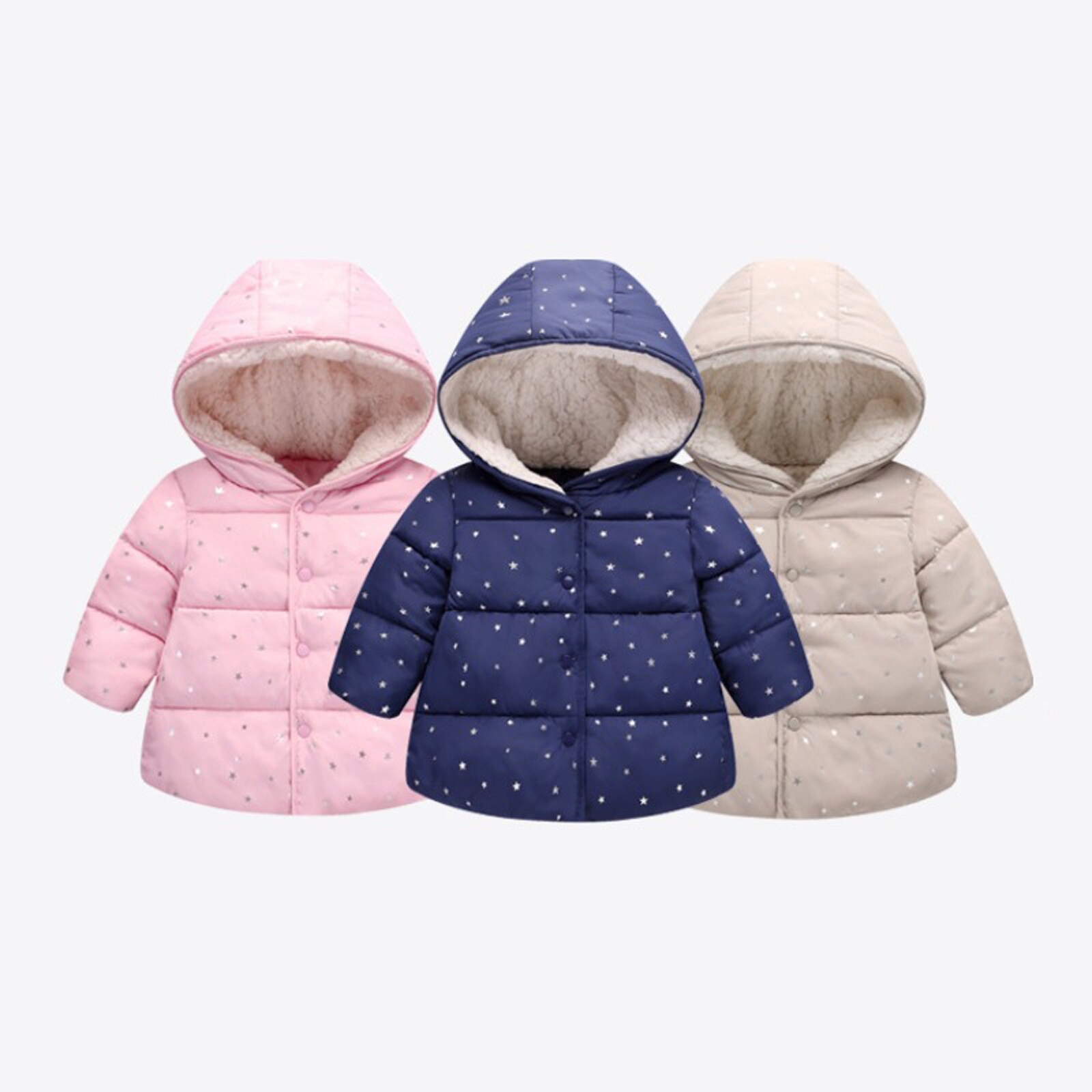 Kinderen Kids Baby Meisje Jongen Winter Kapmantel Jas Warme Bovenkleding Kleding