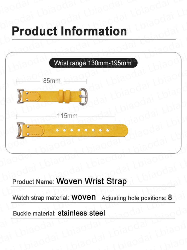 Originalarmband für Xiaomi Mi Band 8 Armbinde Leder Ersatzarmband Miband 8 NFC Nylon Pulseira Mi Band 8 9 Band