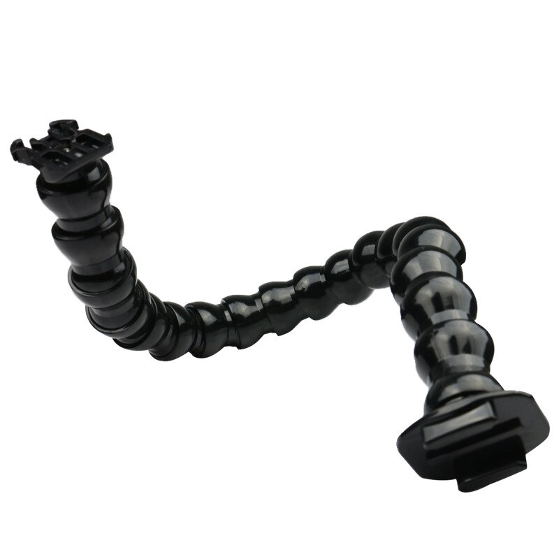 45cm flexible hose goose neck monopod with clamp selfie stick tripod for gopro hero 3 3+/4 5 6 7 8 9 Xiaoyi SJcam action camera