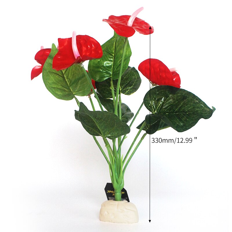 Reptile box rainforest box landscape decoration simulation plant aquarium plant