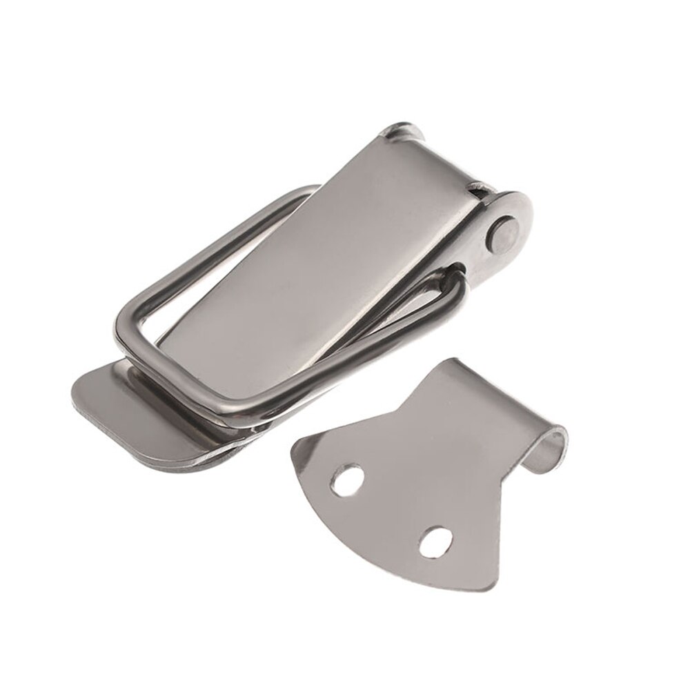 Stainless Steel Spring Loaded Latch Catch Toggle Hasp Hasp Cabinet Boxes For Sliding Door Simple Window Box Buckle Hardware