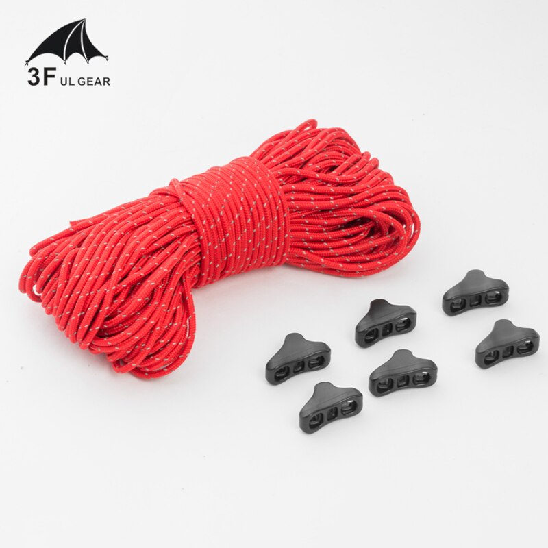 3F UL GEAR – corde à vent pour tente de Camping, 2mm de diamètre, 20m