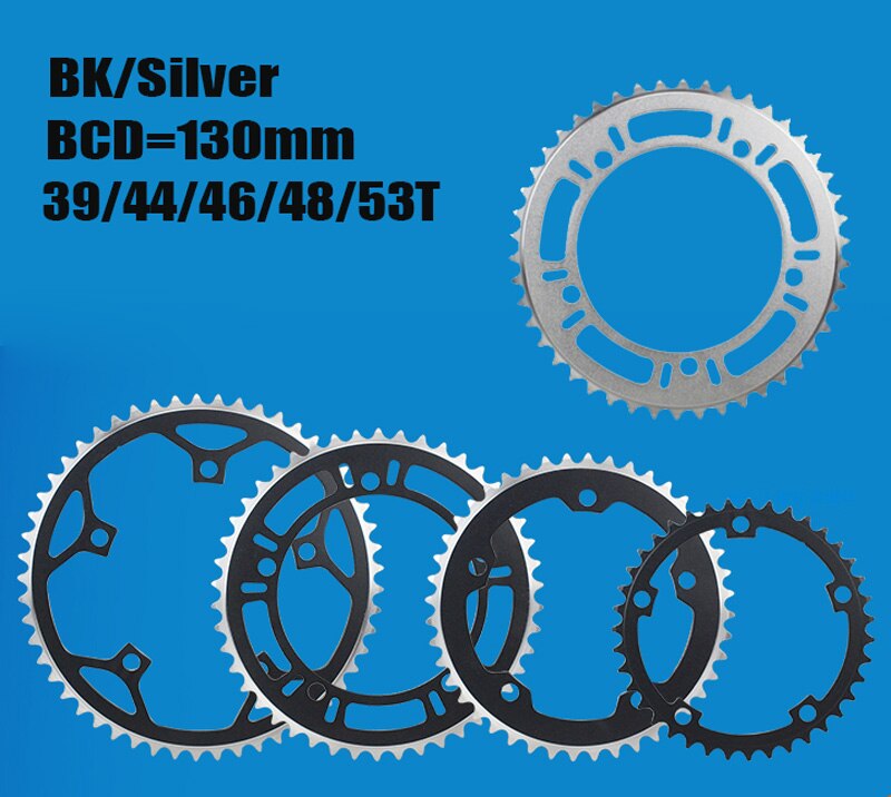Single Speed Bike Ketten ring, Fixed Gear, Straßen schiene, Klapp fahrrad, 130 BCD Fixie, 39 T, 44 T, 46T, 48T, 53T,