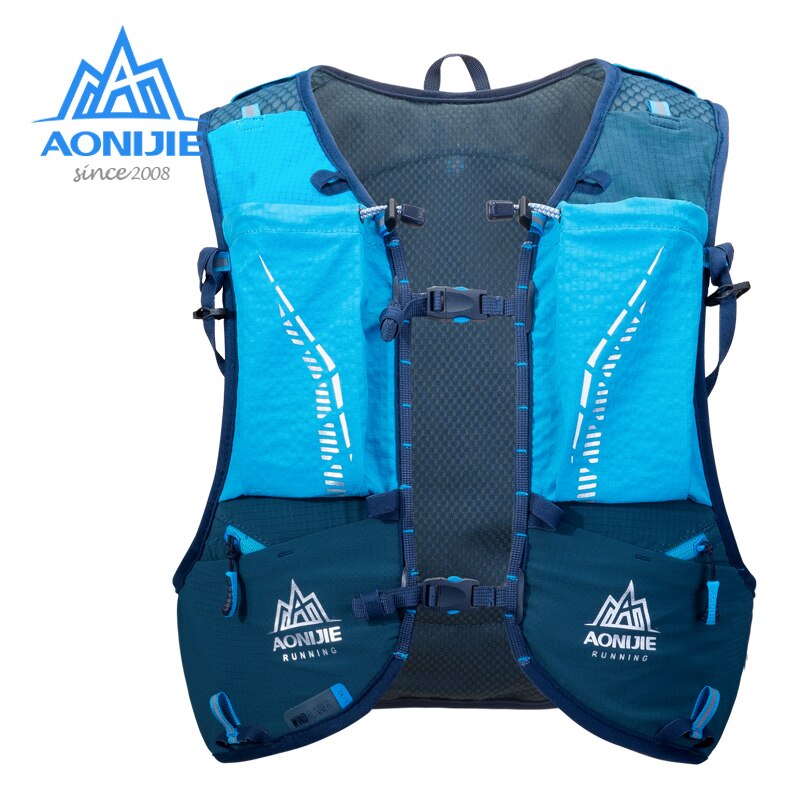 AONIJIE-mochila de hidratación para hombre y mujer, chaleco Ultra de 10L, matraz de agua suave para senderismo, correr, Maratón, tamaño SM M/L/XL, C9103
