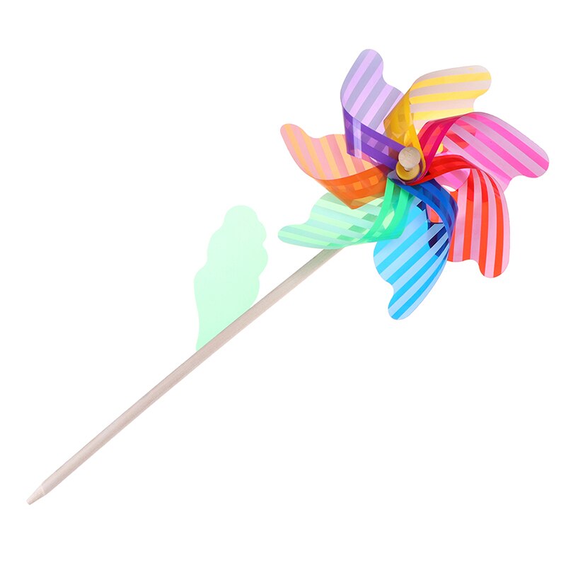1pc kaunista 24cm puista puutarhan pihajuhla tuulimylly tuulimylly koriste koristelu lasten leluja