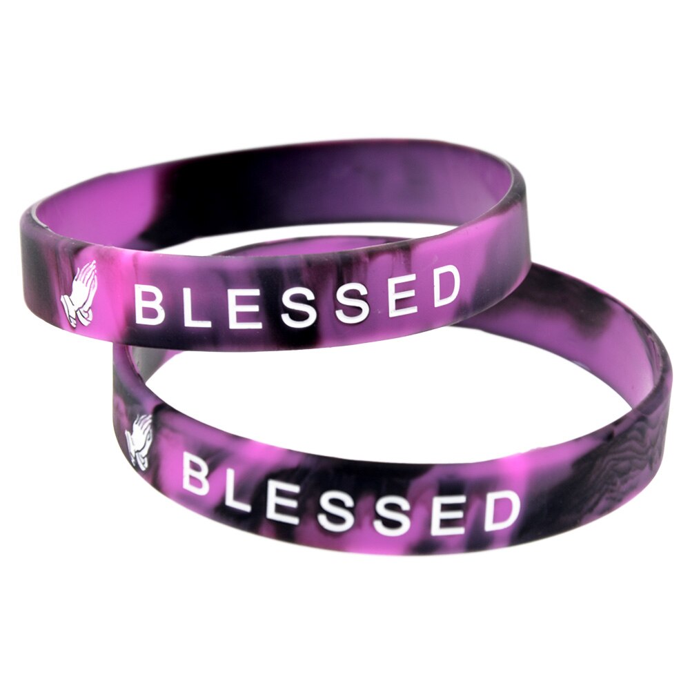 OBH – Bracelet en Silicone béni pour d'amitié, couleur tourbillon, 1 pièce