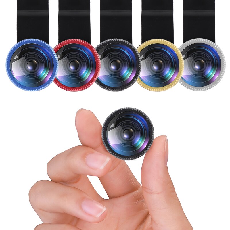 3 In 1 Fish Eye+Wide Angle+Macro Clip On Camera Lens Set For Mobile Phone Tablet Phone Camera Accessories