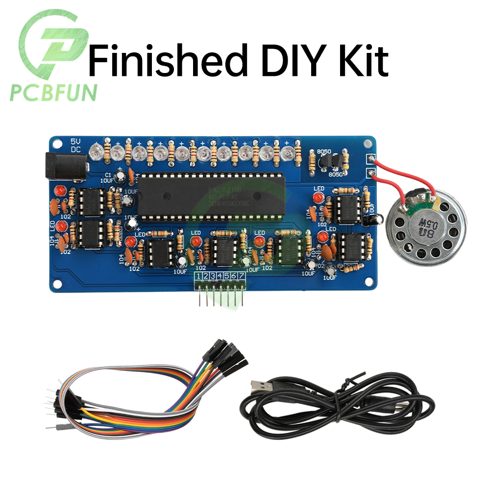 DC 5V Electronic keyboard Magic Fruit Electronic Keyboard Touch Electronic Keyboard Electronic Production DIY Parts Kit: Orange