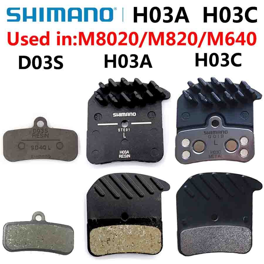 SHIMANO – plaquettes de frein de montagne DEORE XT, SAINT ZEE, H03A, H03C, D03S, Ice Tech, M8020, M820, M640