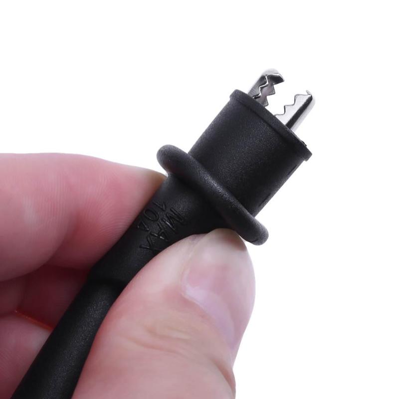 1 Pair 6cm Alligator Crocodile Multimeter Test Leads Clamps Voltage Test Clip Clamps Probes for ANENG Multimeter Meter Tester