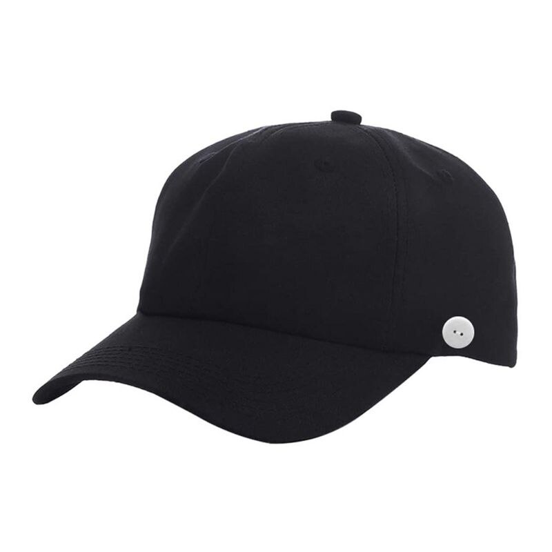 Unisex Heldere Effen Kleur Baseball Cap Met Knoppen Gezichtsmasker Houder Bescherm Oren Outdoor Sport Verstelbare Snapback Hoed