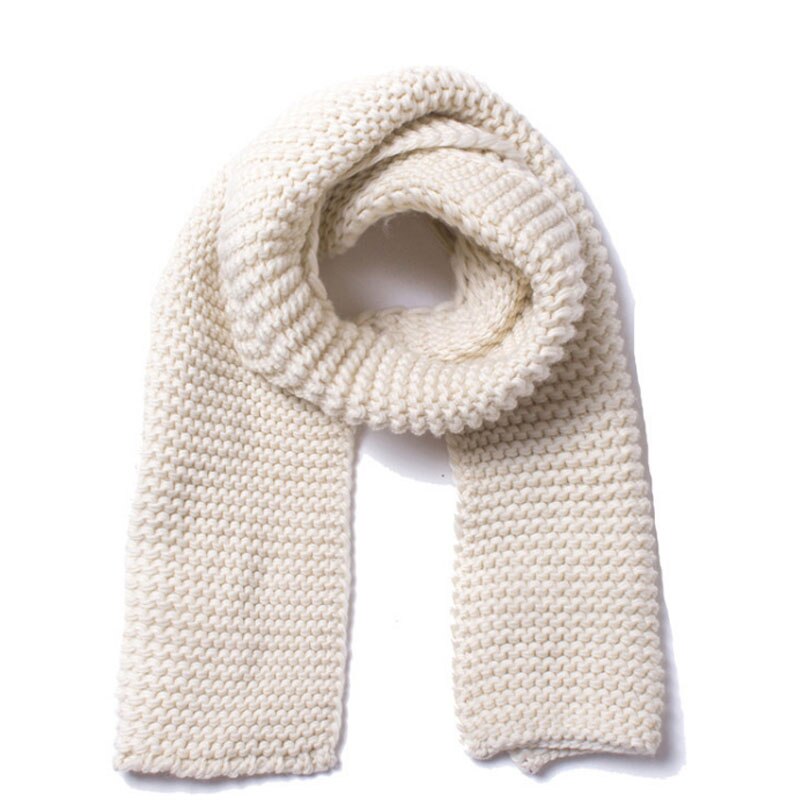 Effen dikke wollen sjaal voor dames, winter dikke warme sjaal, gebreide sjaal voor dames, handgemaakte lange sjaals, halsdoek