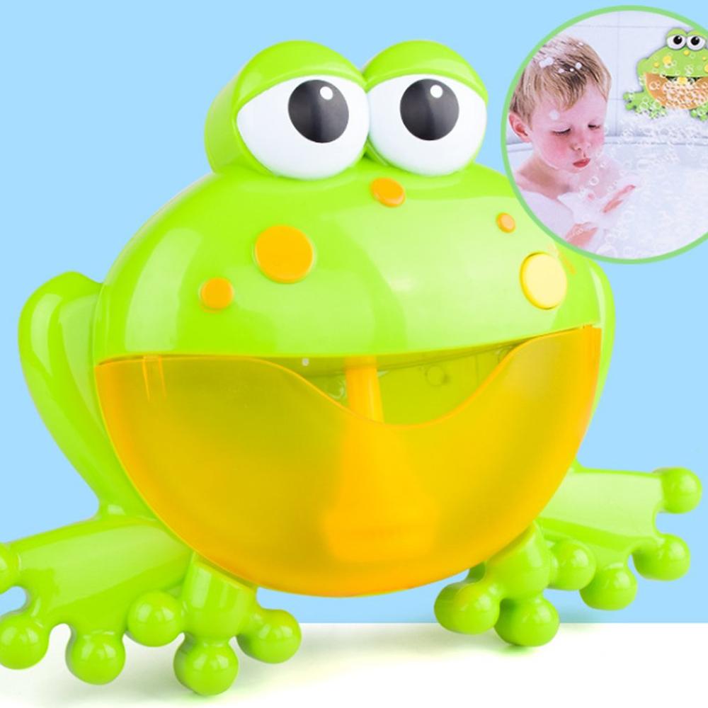 Leuke Kikker En Krab Automatische Bubble Machine Gun Zeep Bubble Blower Outdoor Kids Kind Brithday Speelgoed Voor Kids