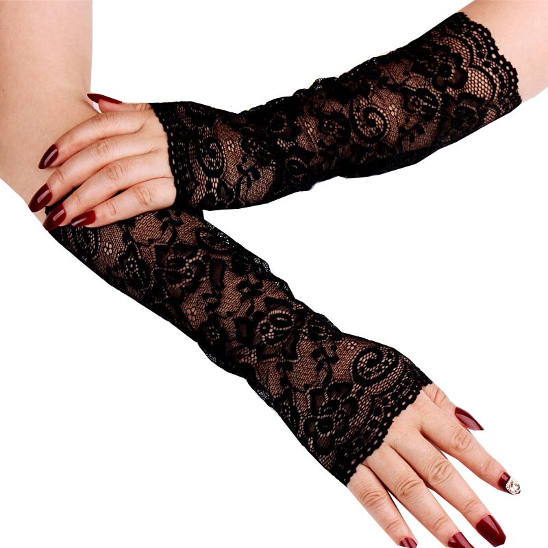 Gants tricotés sans doigts pour hommes et femmes, tricot torsadé au Crochet, manches courtes, , épais, doux, couleur unie, couvre-bras, collection automne et hiver: 1