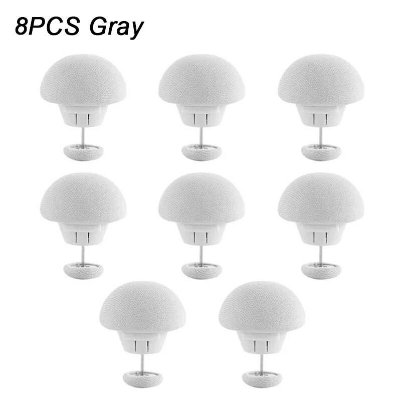 8/4 sztuk prześcieradło chwytaki antypoślizgowe wyposażone kołdra uchwyt arkusza kształt grzyba prześcieradło materac uchwyt do arkuszy domu: 8pcs Gray
