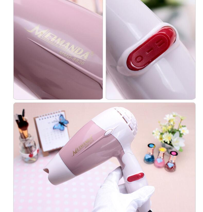 Mini Small Power folding hair dryer student Dormitory hair dryer home hair dryer portable Travel hair dryer /4