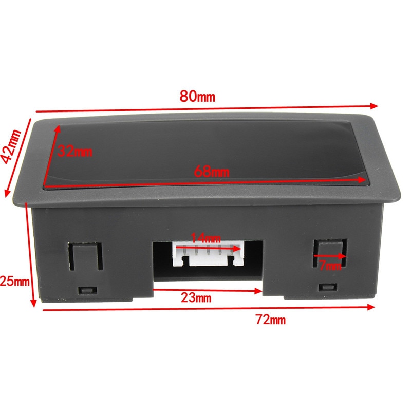 Tachometer 4 Digital Green LED Tach RPM Speed Meter With Hall Proximity Switch Sensor NPN 24V