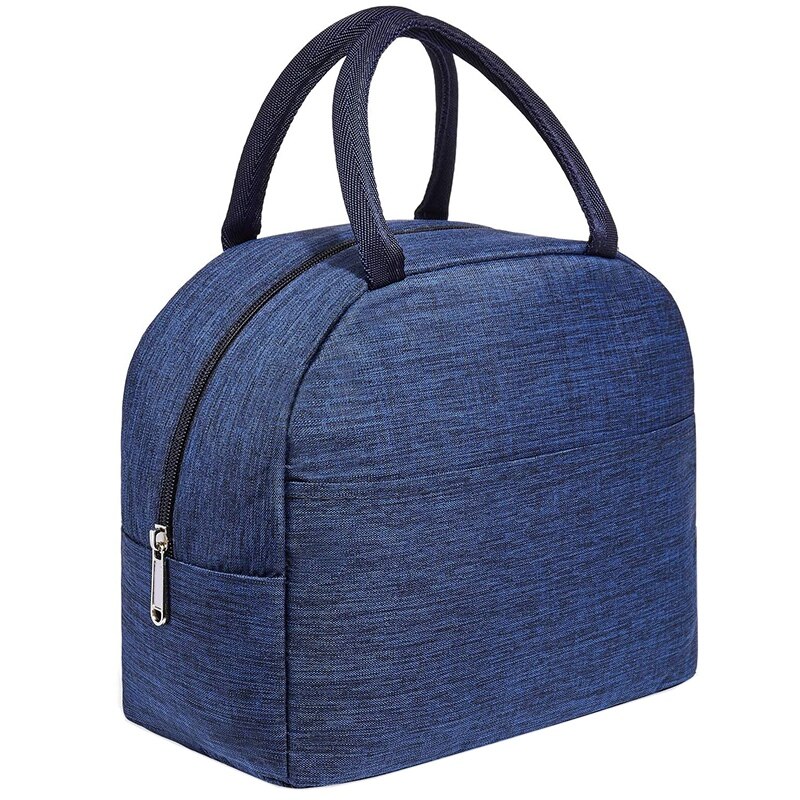 Borsa termica borsa termica borsa pranzo borsa da Picnic leggera 8L per scuola di lavoro impermeabile (blu): Default Title