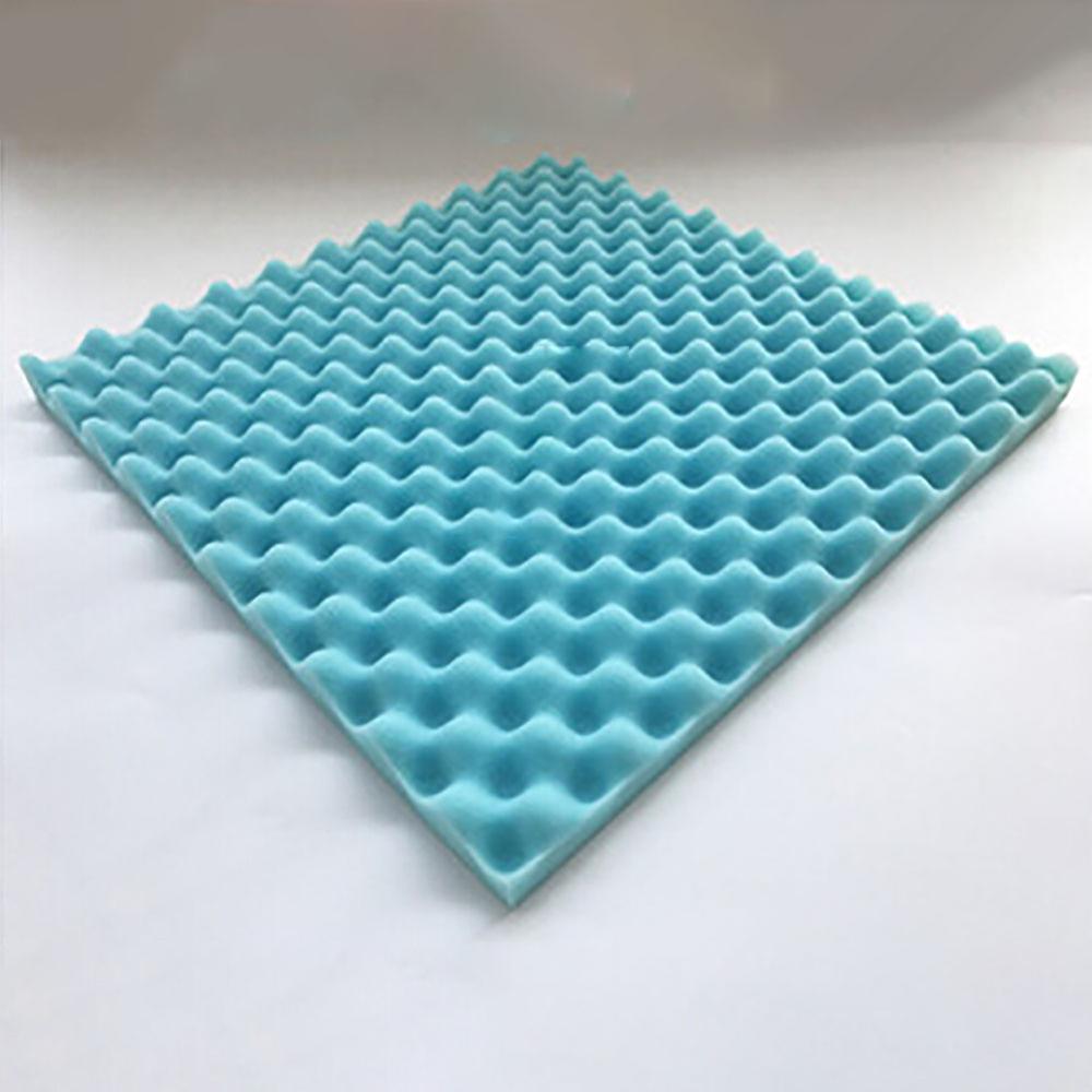 Espuma acústica à prova d'água, painéis de espuma acústica com som, amortecedor de ruído, equipamento de música, acessórios para estúdio, 1 peça: Blue