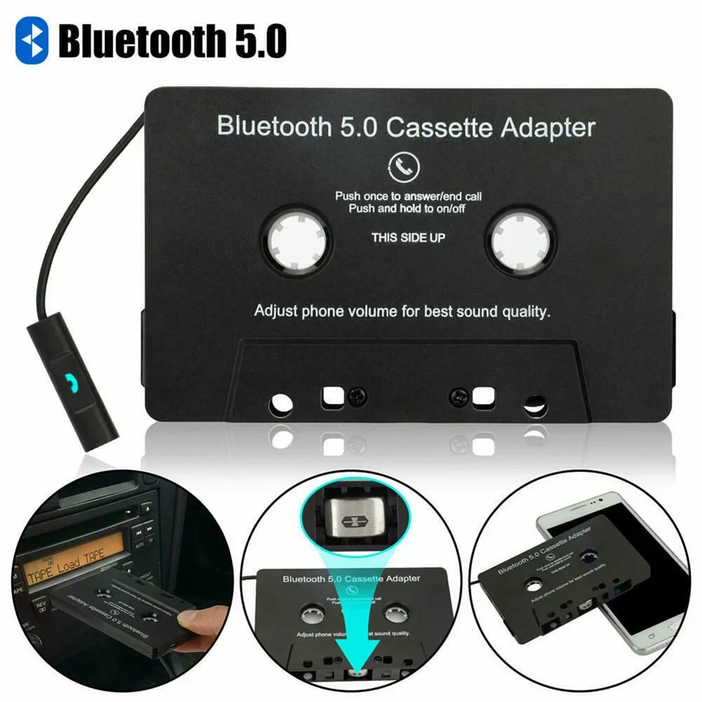 Bluetooth 5,0 Auto Audio Stereo Kassette Fahrzeug Bluetooth Band Konverter Kassette Player Auto MP3 Freisprecheinrichtung Telefonbuch Für Iphone