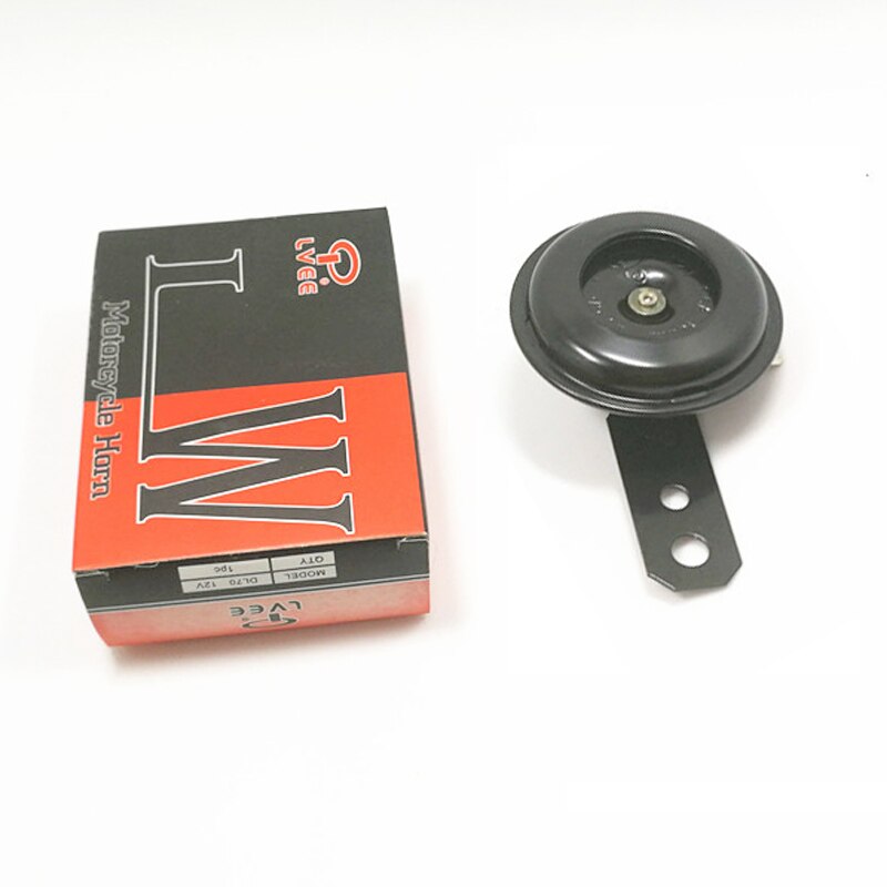 Universal Waterproof Motorcycle Electric Snail Horn Kit 12V 1.5A Round Loud Horn Speakers Scooter Moped Dirt Bike ATV