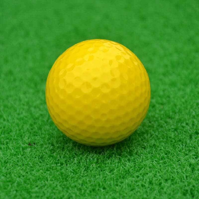 12Pcs Golf Training Aids Outdoor Sport Kleurrijke Multifunctionele Huisdier Speelgoed Masseren Bal: Yellow
