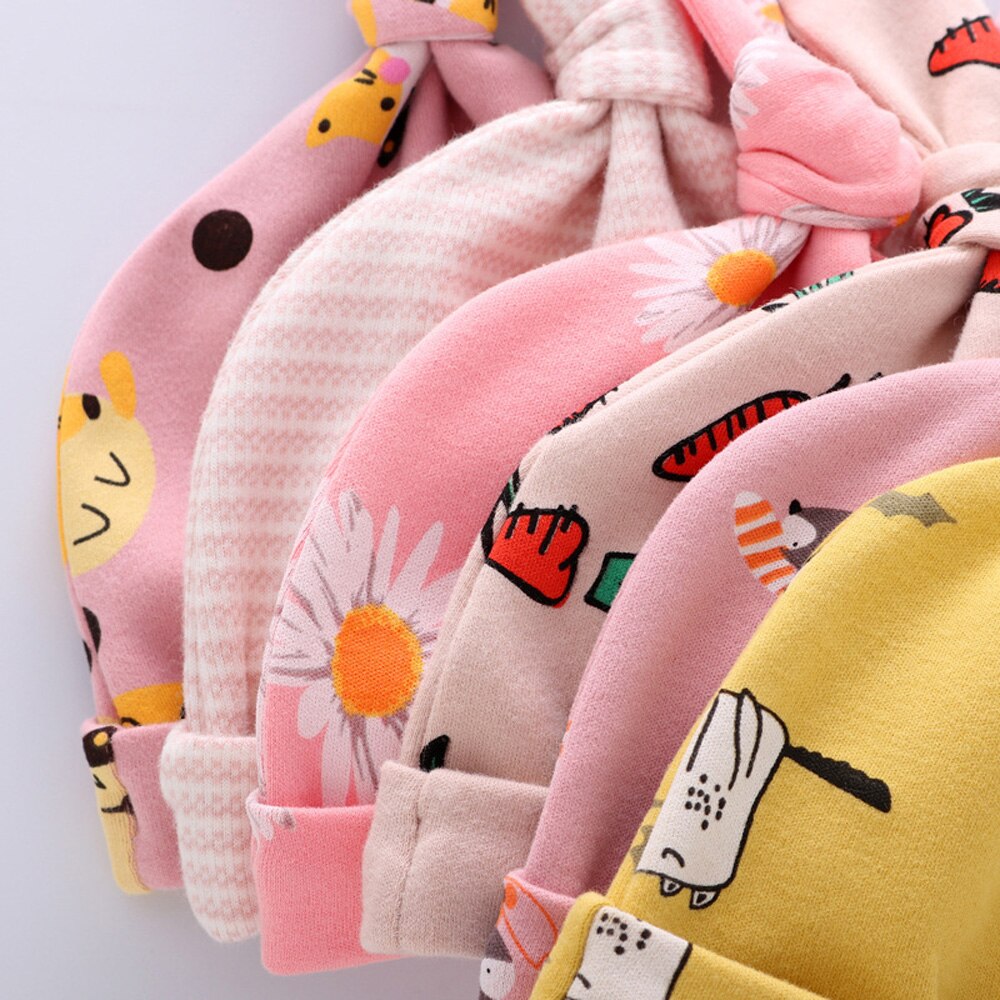 100% Cotton Baby Hat Newborn Photography Props Cap Accessories Kids Boy Girl Kinderen Muts Child Beanie Toddler Hats