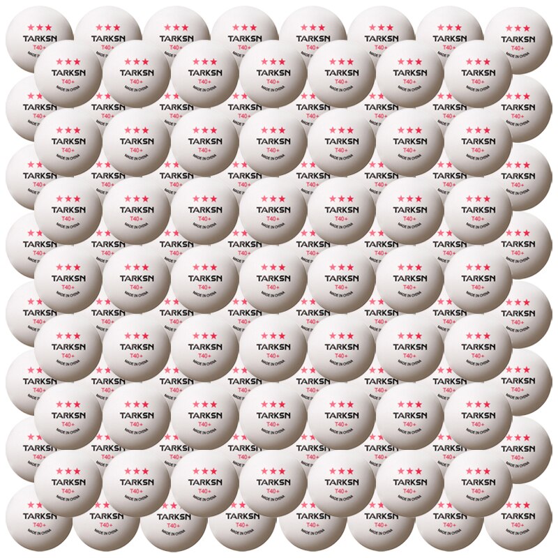 50/100Pcs Een Pack 3-Sterren Professionele T40 + Abs 2.75G Tafeltennis Duurzaam Ping Pong bal Amateur Geavanceerde Training Team Ballen: white 100pcs