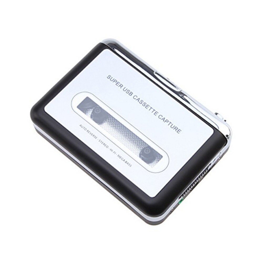 USB Cassette Tape Converter Cassette to MP3 Audio capture Music Player Tape to PC Portable Cassette-to-MP3 Converter Players