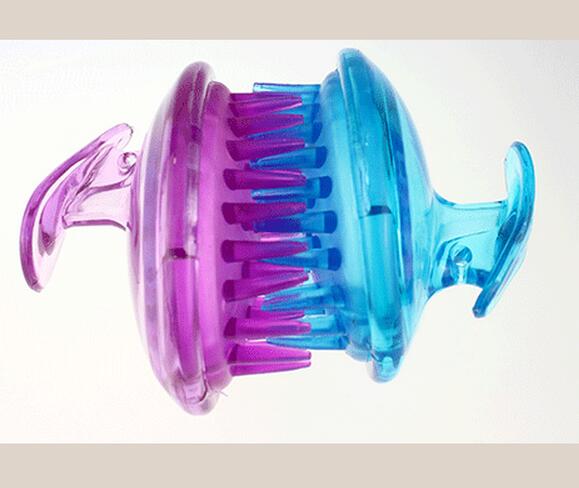 Siliconen Shampoo Haar Massage Borstel Hoofdhuid Kam Head Cleaning Massager Huisdier Douche Body Stress Relax