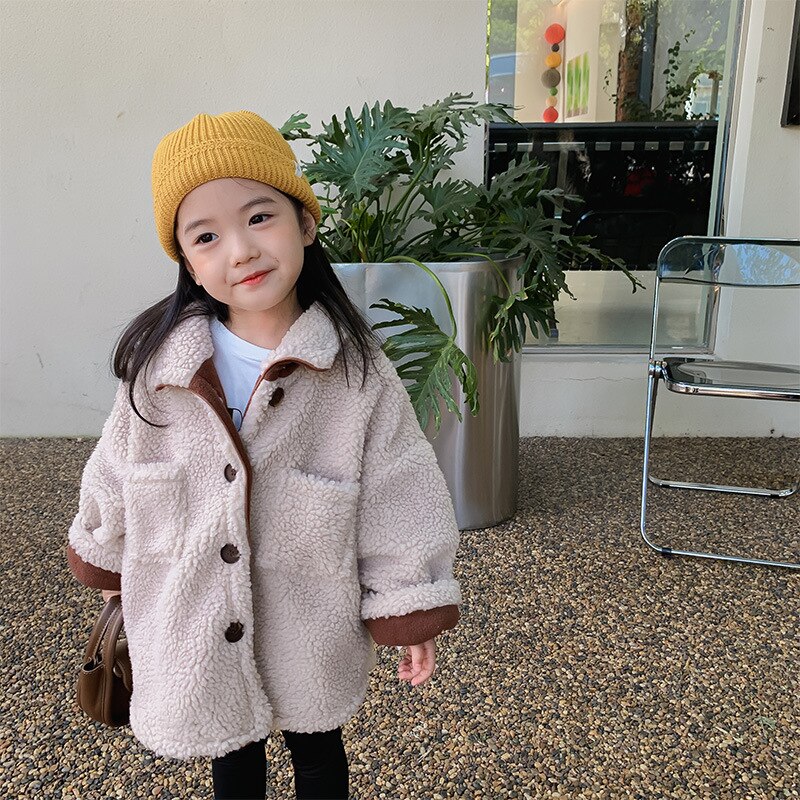 Giacche del fumetto dei bambini del cappotto del pile di modo delle ragazze di nuovo arrivo di autunno 2021