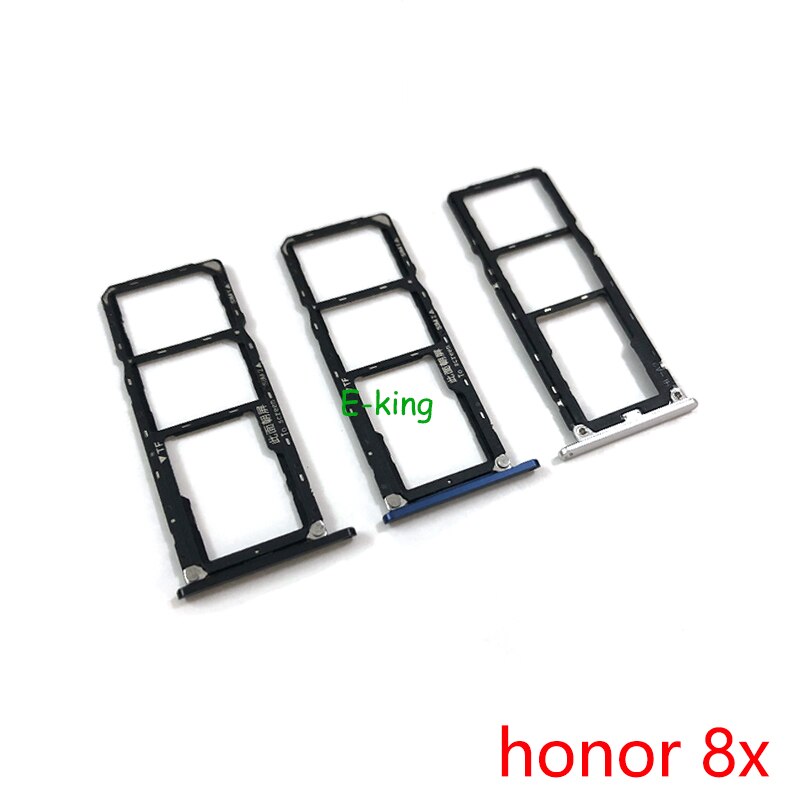 Support de Slot de carte Sim pour Huawei Honor 8 8x, support de plateau de Slot de carte Sim