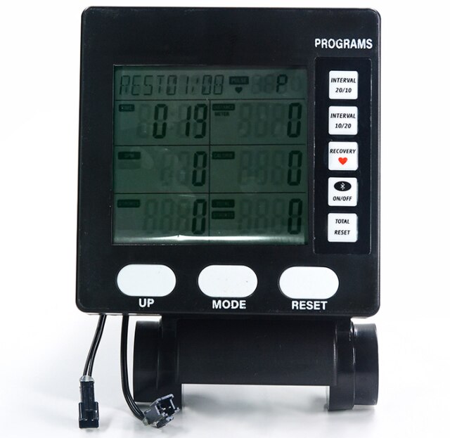 Household rowing machine water resistance hydraulic machine counter exercise bike counting table equipment counting table: 3