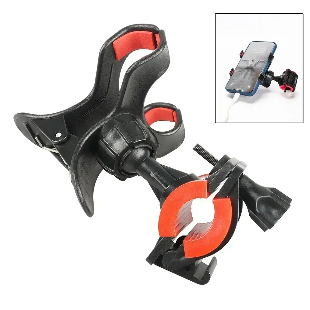 Soporte Universal para micrófono de bicicleta, soporte para teléfono, abrazadera para bajo, micrófono, accesorios para instrumentos eléctricos, 1 ud.