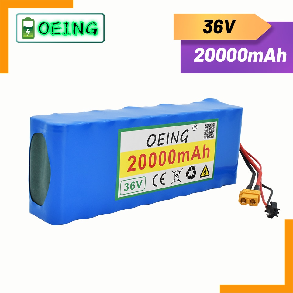 NEUE 36V 20Ah 10S 2P 18650 akku 20000mAh, modifizi... – Grandado