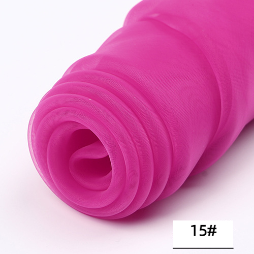 Tela de Organza de tul para costura de vestidos, faldas de tutú, boda, velos, cortinas, color negro, blanco, azul, rojo, por metro, 3M/5M/10M