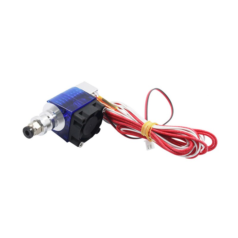V6 J-head Hotend Remote Extruder Kit voor E3D 3D Printer Deel End Metalen Extruderspuitstuk 0.4mm heater Blok Koeler 1.75mm 3mm