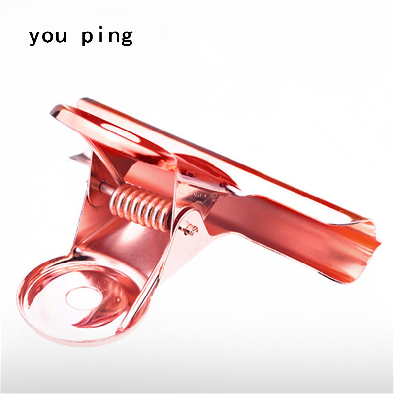 50mm 38mm 31mm 22mm Multicolor Round Metal Clamp Paper Bookmark Clips Memo Clip Student School Office Supplies